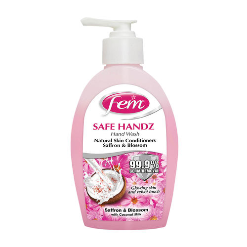 Fem Soft Handz Handwash (Saffron & Blossom With Coconut Milk) - 250ml