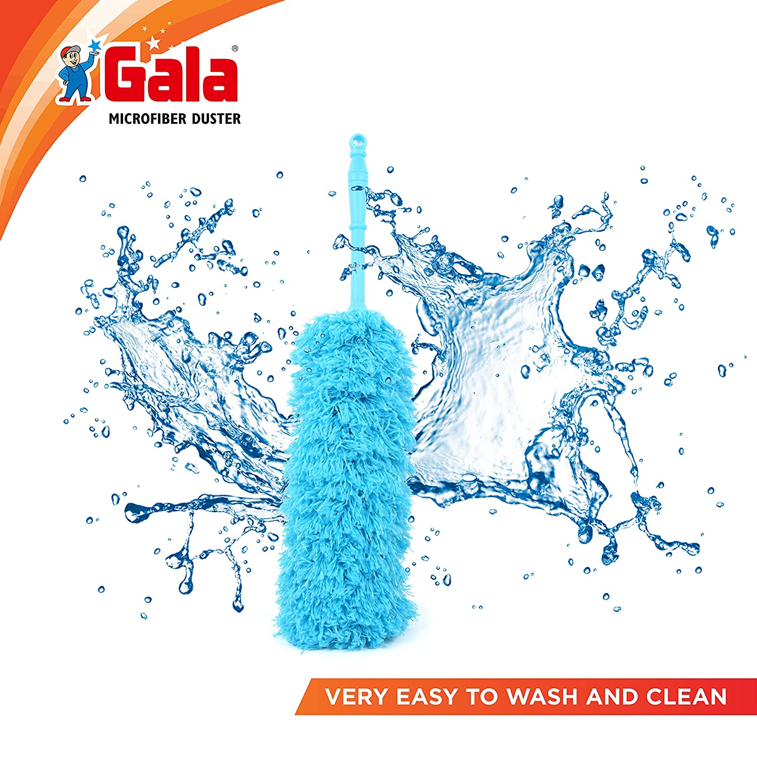 Gala - 153070 Multipurpose Microfiber Duster for Home and Car Use (Blue) - Image 4