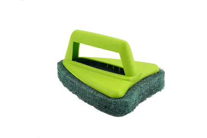 PROCLEAN|SCRUBBER PAD WITH HANDLE|COLOR: GREEN, RED|G410